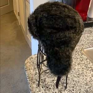 All-Over Faux Fur Trapper Hat